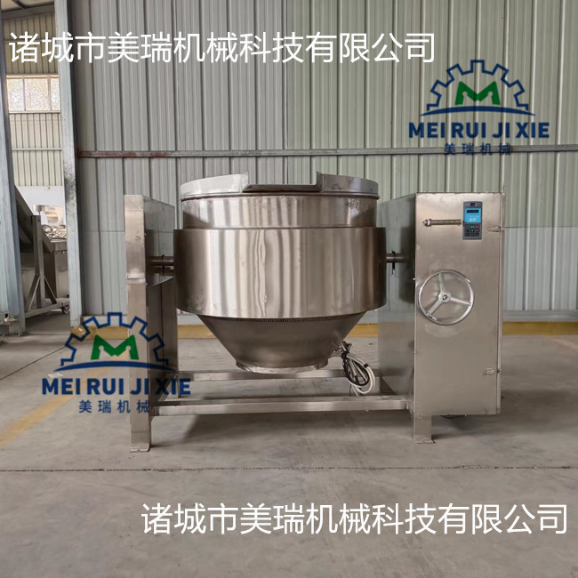 燃气加热夹层锅，不锈钢搅拌夹层锅，500L电加热夹层锅