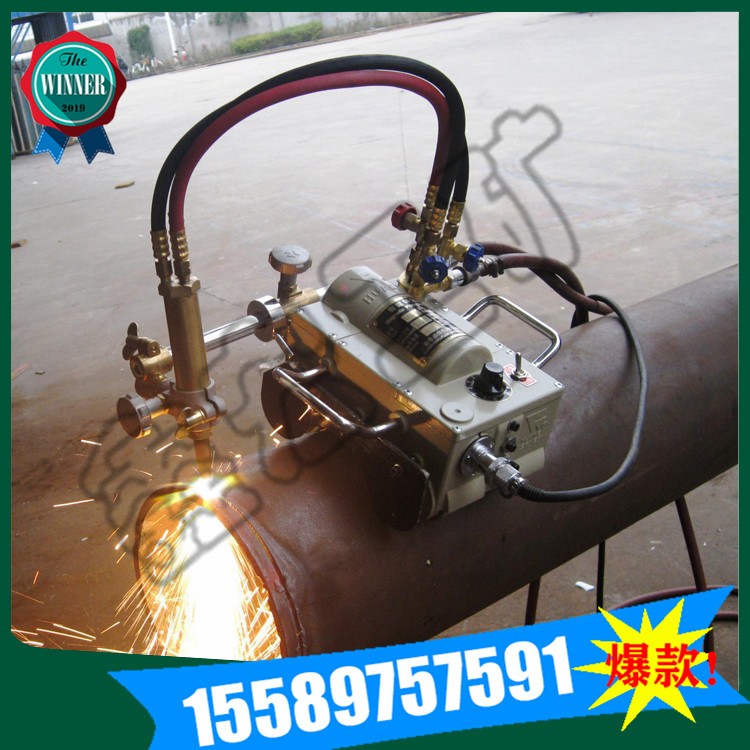 供应磁力管道切割机 四个永久磁性轮