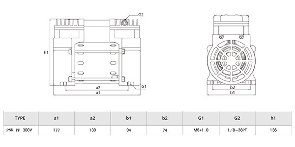 无油活塞真空泵