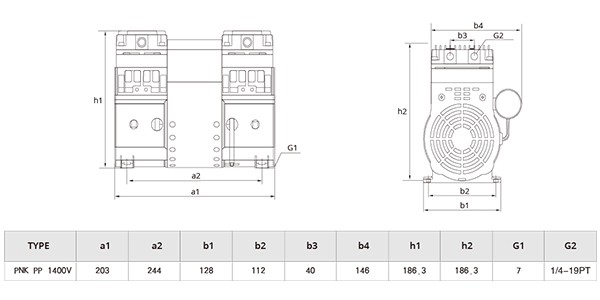 无油活塞式真空泵
