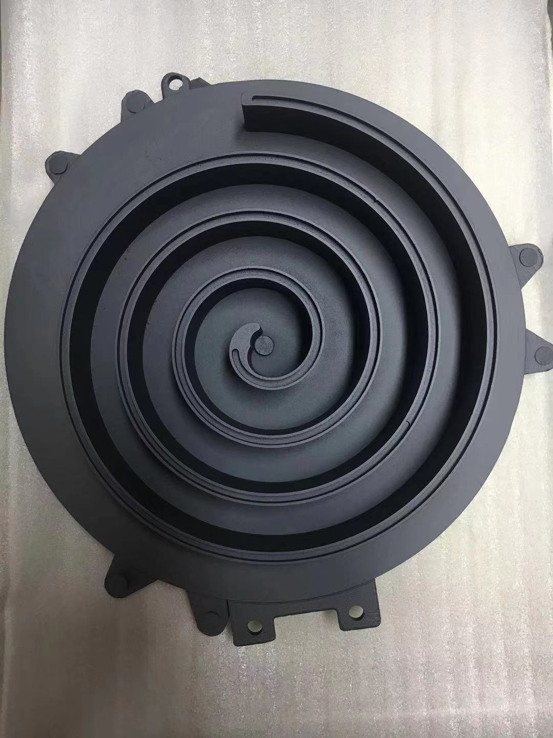 无油空压机涡旋盘.PTFE特氟龙涂层、减摩擦系数、降低噪音，延长使用寿命