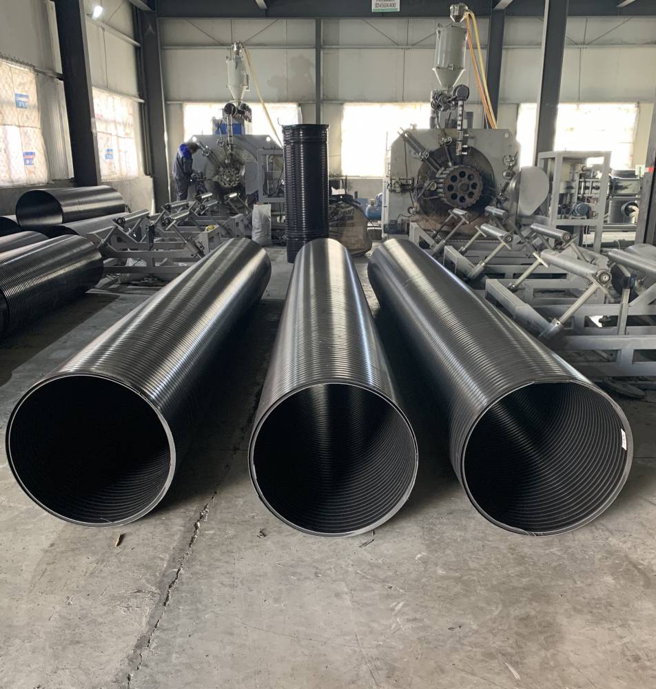 山东HDPE双平壁缠绕管生产线