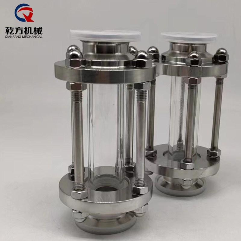 304/316不锈钢卫生级 快装视镜 法兰视镜 快装直通视镜 卡箍式管道视蛊