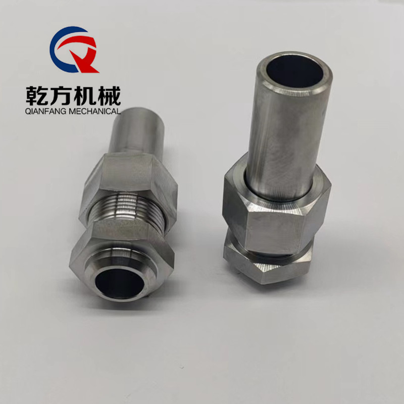 工厂订做2205|2507不锈钢直通终端接头 仪表焊接式接头 气源管接头六方接头