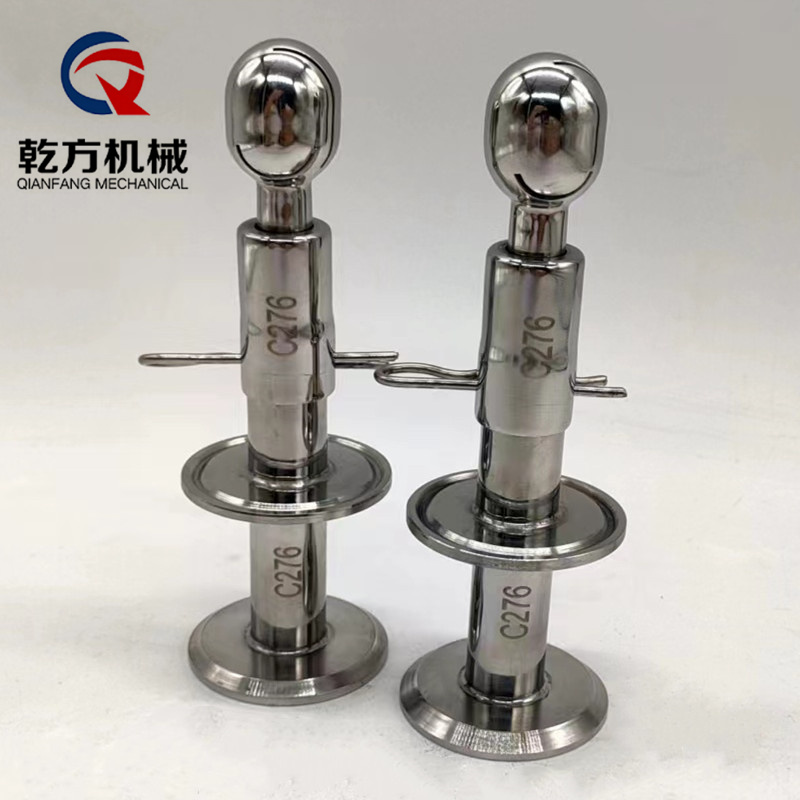 哈氏合金C-276快装清洗球，双卡盘清洗球，插销式旋转清洗球 订做各种规格清洗球