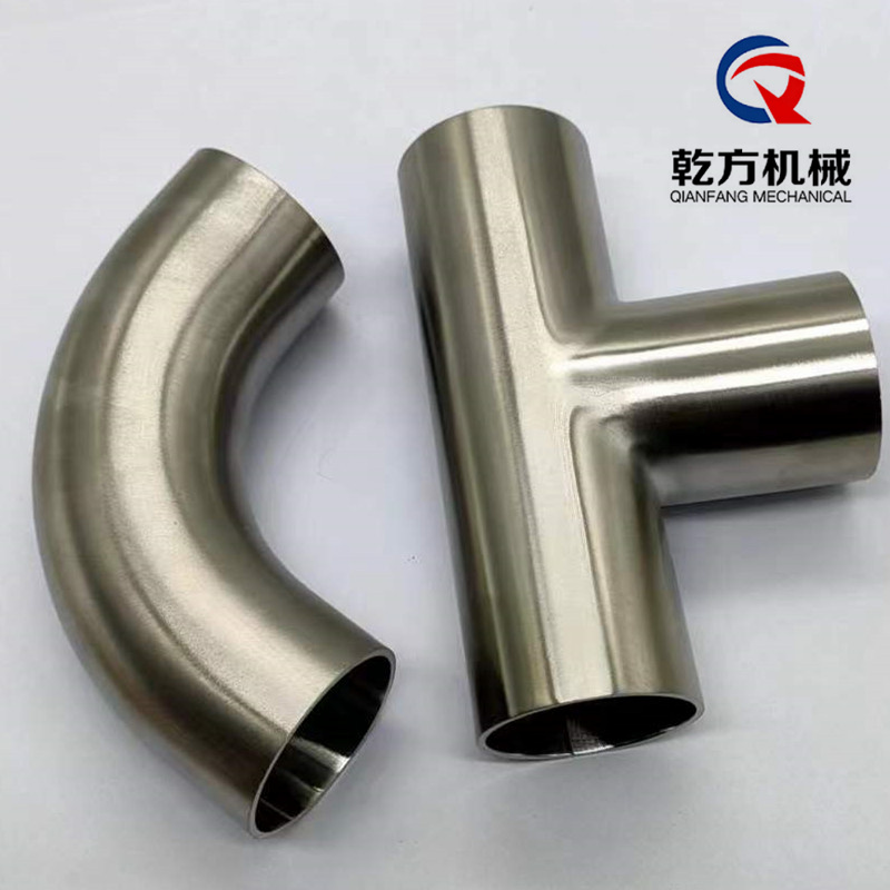 BA弯头 BA三通 304/316L不锈钢卫生级 抛光弯头 三通 大小头