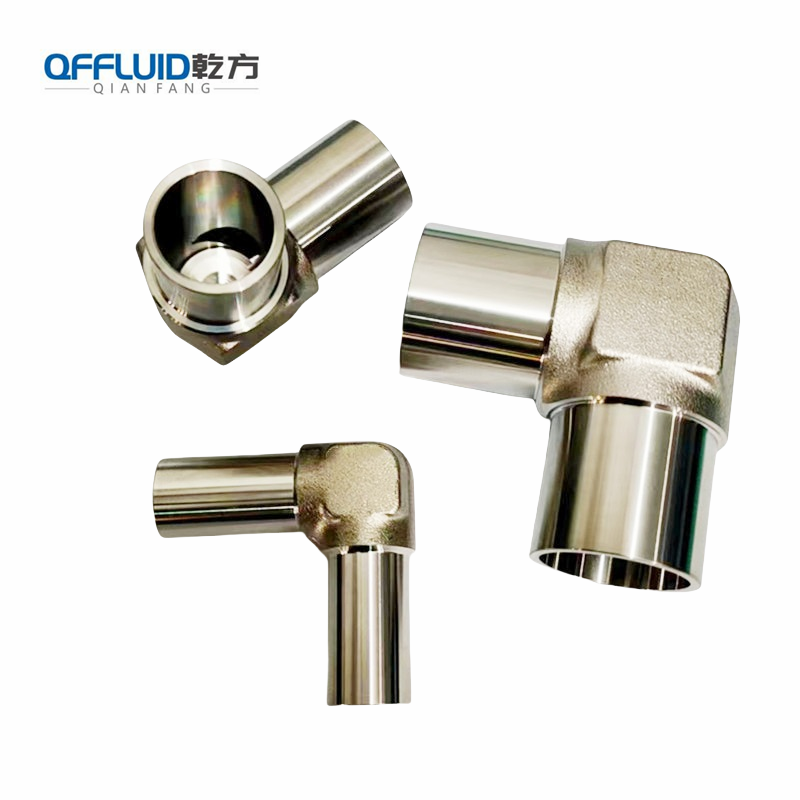 超洁净气体管路不锈钢弯头，316L不锈钢锻制弯头 BA卫生级90?弯头