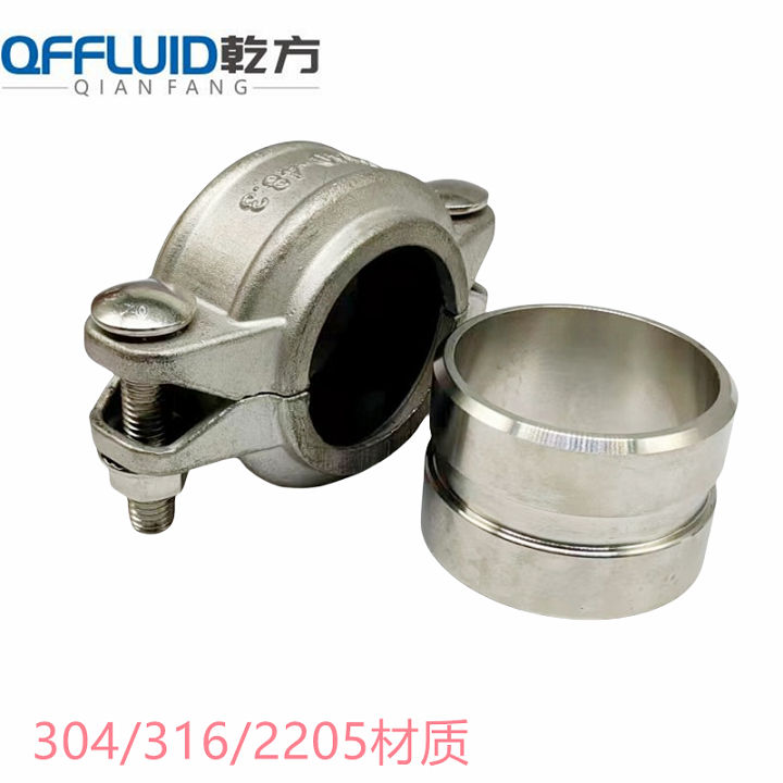 2205拷贝林 双相钢2205拷贝林卡箍  304/316不锈钢高压拷贝林卡箍