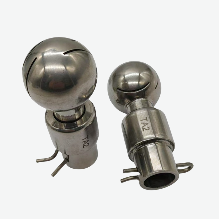 钛材清洗球，TA2/TA1插销式旋转清洗球C4清洗球