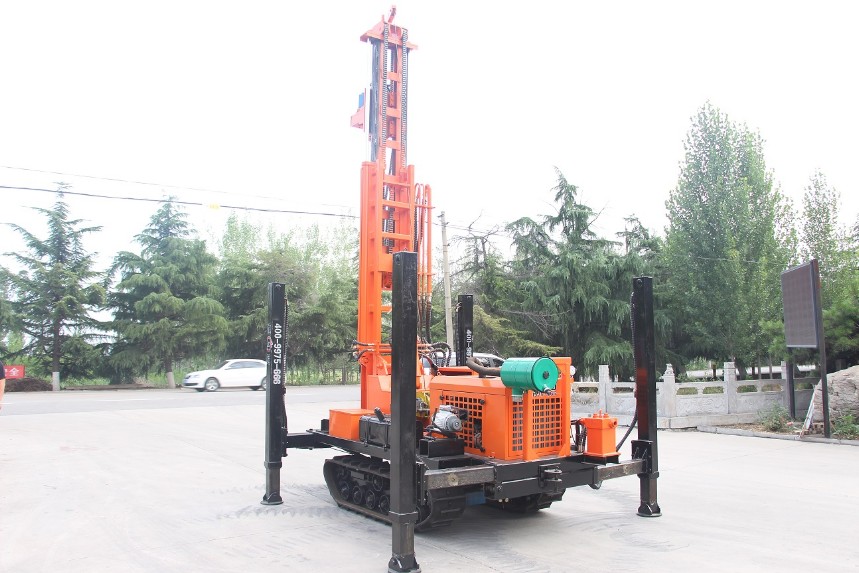 HQZ180履带潜孔钻机 气动水井钻机农用水井钻机