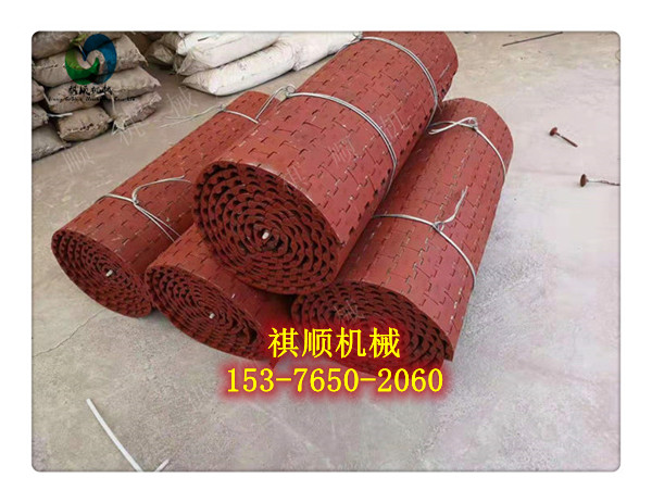 800*5米给料机用钢带二维柔性夹带甲带定做