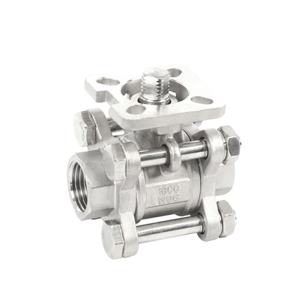 厂家供应 三片式内螺纹高平台球阀