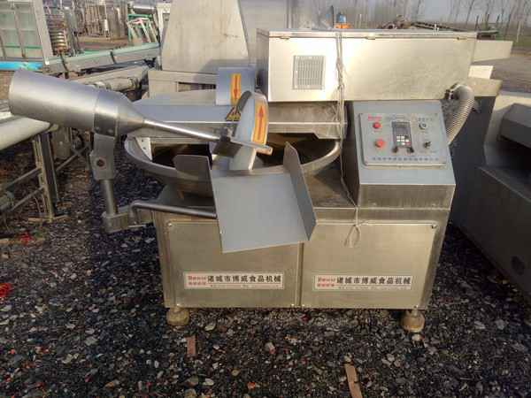 九成新诸城ZBJ-125型高速变频斩拌机