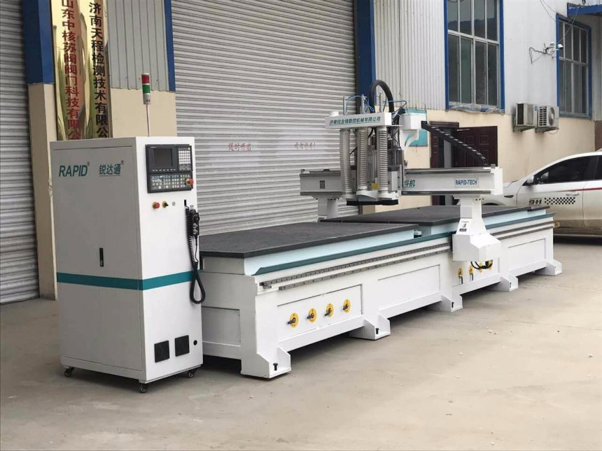 双工位双主轴板式家具