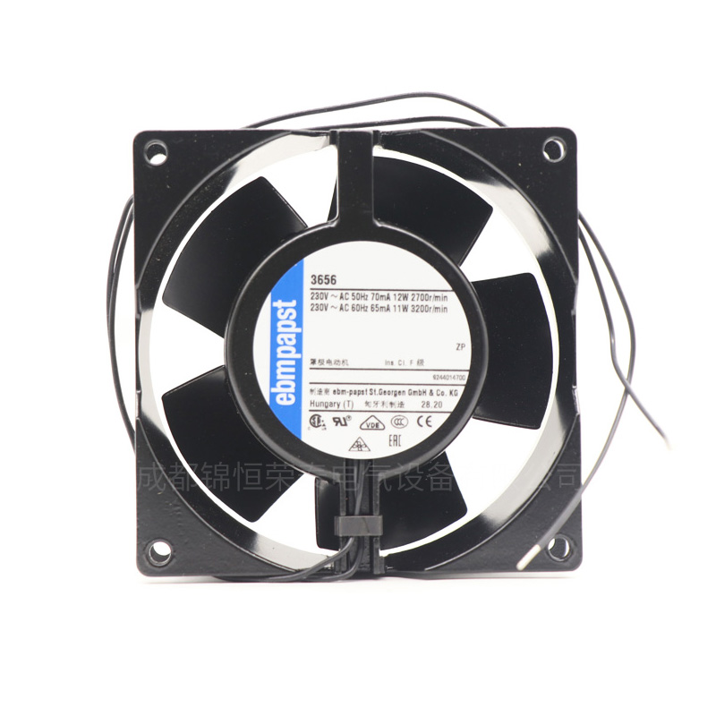 德国ebmpapst交流230V雕刻设备用风扇3656紧凑型风机