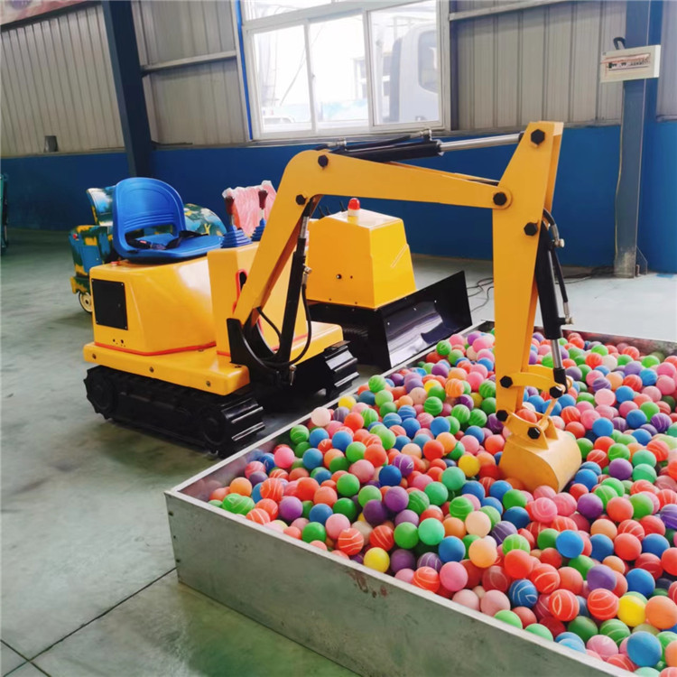 电动仿真游乐挖掘机 四季游乐设备 商场广场游玩项目 场地限制小jy97