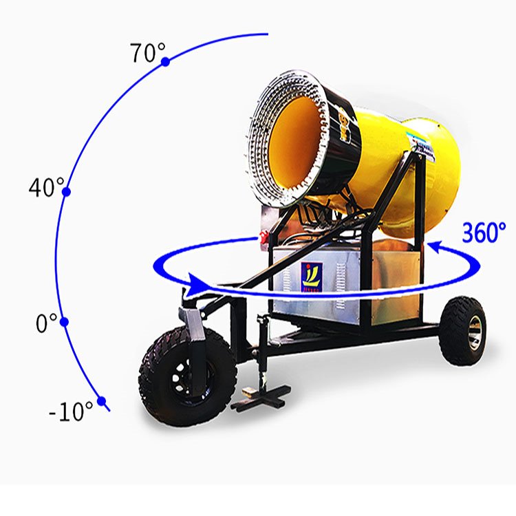 5000平场地配置的人工造雪机 远程操作  造雪机厂家