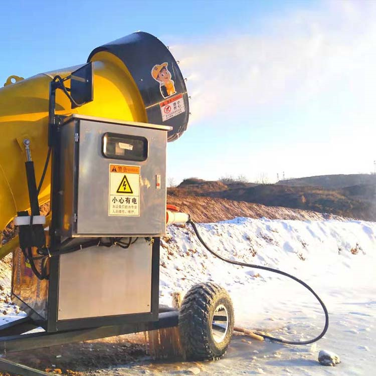 大型造雪机 0度出雪雪质细腻不易化 国产制造雪景布置 覆盖面积广