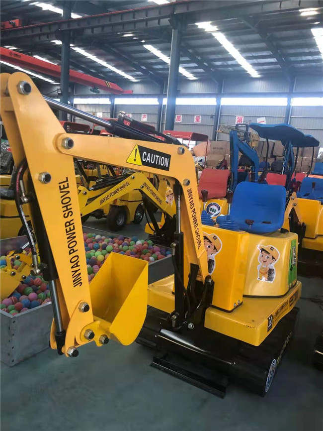 小型路面儿童挖掘机 金耀国产遥控电动机械玩具车 挖土挖雪挖海洋球