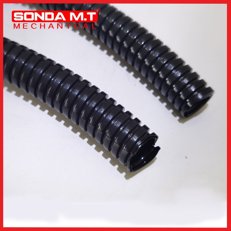 广东海兴盛达机械护线PA6-AD11穿线塑料双拼波纹管