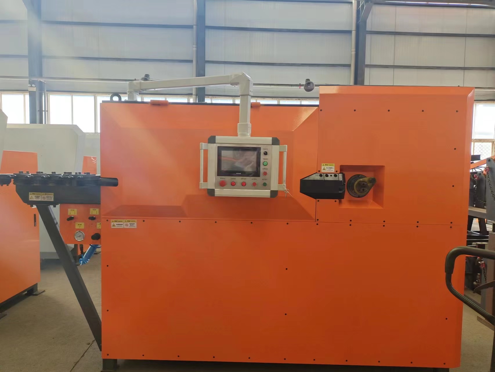 数控钢筋弯箍机双线加工折多种图形效率高功能强