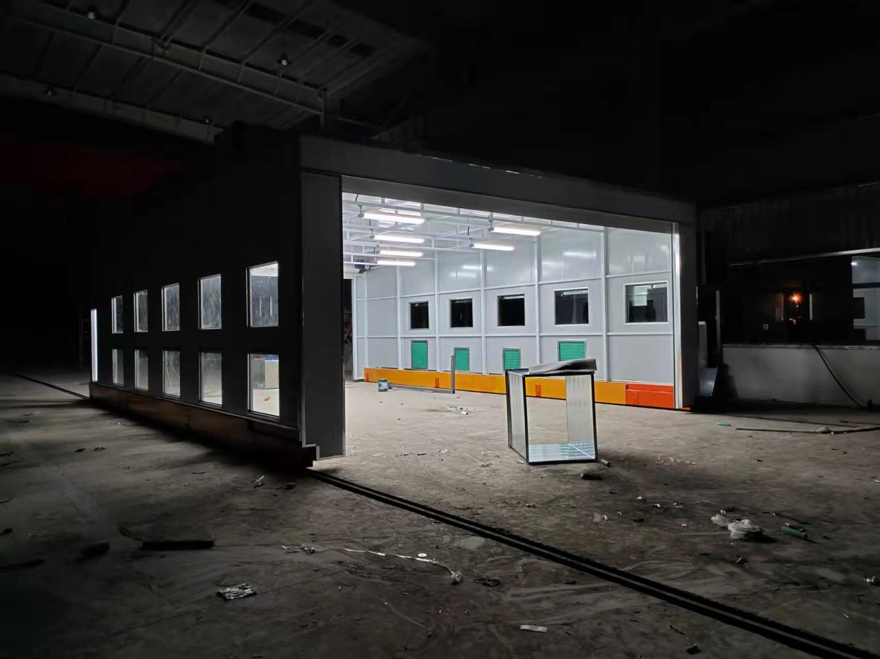 喷漆房伸缩移动式灵活高xiao应用范围广