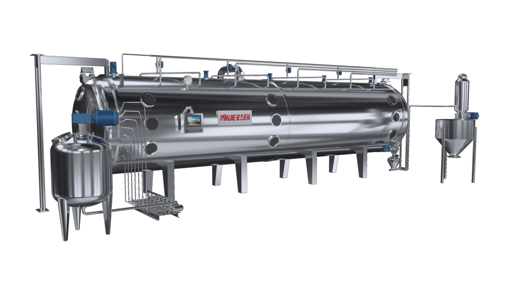 真空低温液体连续干燥机