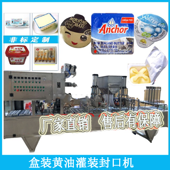 PET盒装黄油灌装封口机 自动充填封盒机