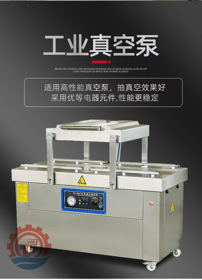 双室真空包装机 休闲品封口设备 干湿两用真空包装设备