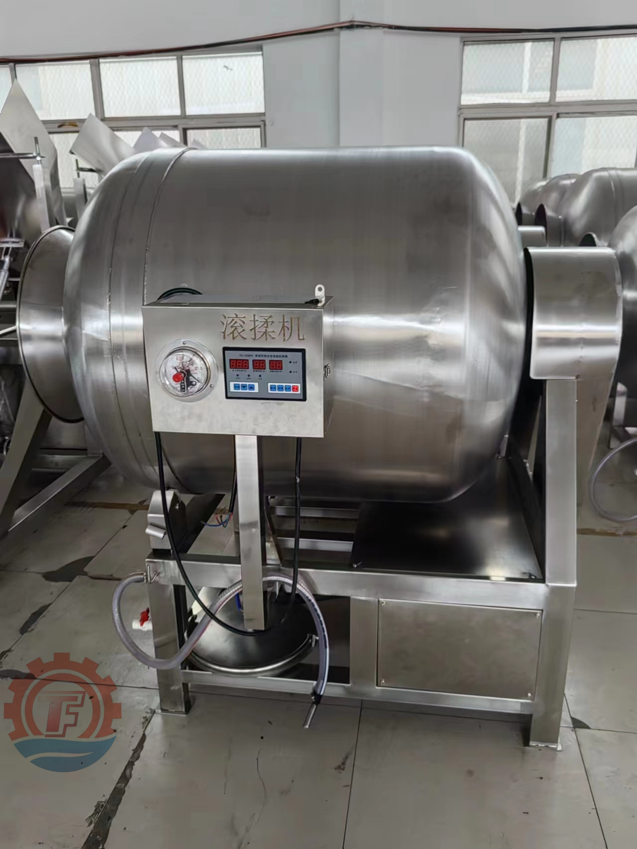 牛肉干真空滚揉机 不锈钢滚揉机厂家 鸡柳腌制滚揉机