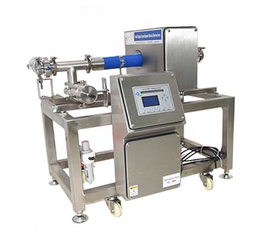 流体半流体酱料馅料管道式金属异物检测机