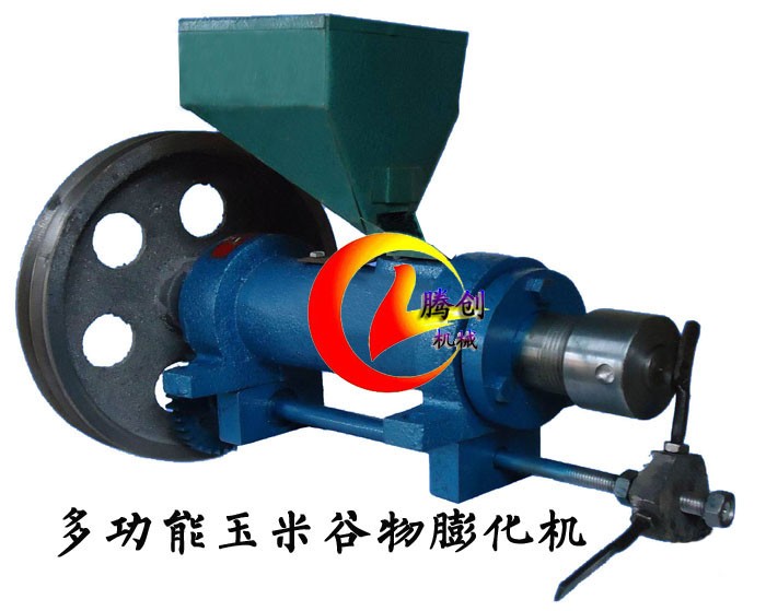 多功能玉米膨化机做法,五谷杂粮玉米棍机,空心实心焦米棍膨化果机