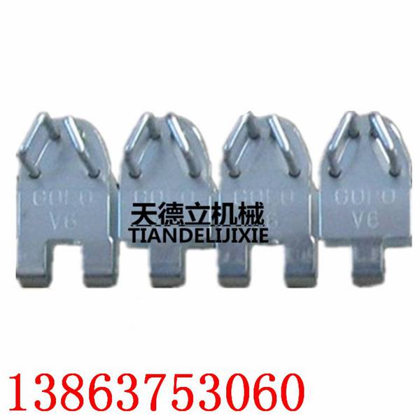 高强度碳钢V6皮带扣  V6强力连体皮带扣  耐磨耐腐蚀皮带扣现货