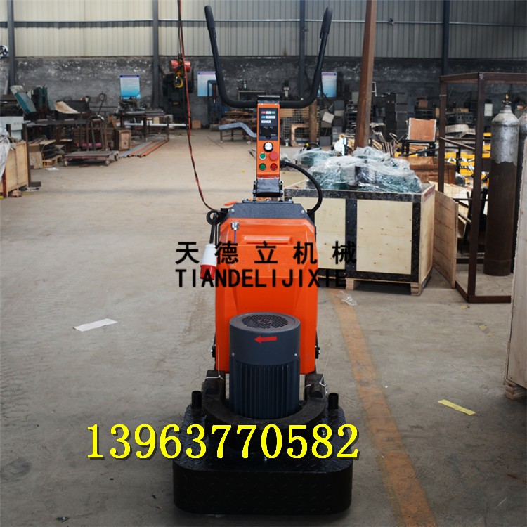 640型固化地坪研磨抛光机 12头定频自流平地坪研磨机