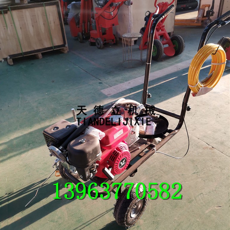 宗申道路冷喷划线机 隔膜泵冷喷划线机 停车位冷喷划线车