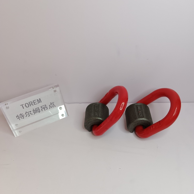 焊接D型吊环高强度焊接d型吊环带弹簧烧焊吊点起重模具吊环吊点