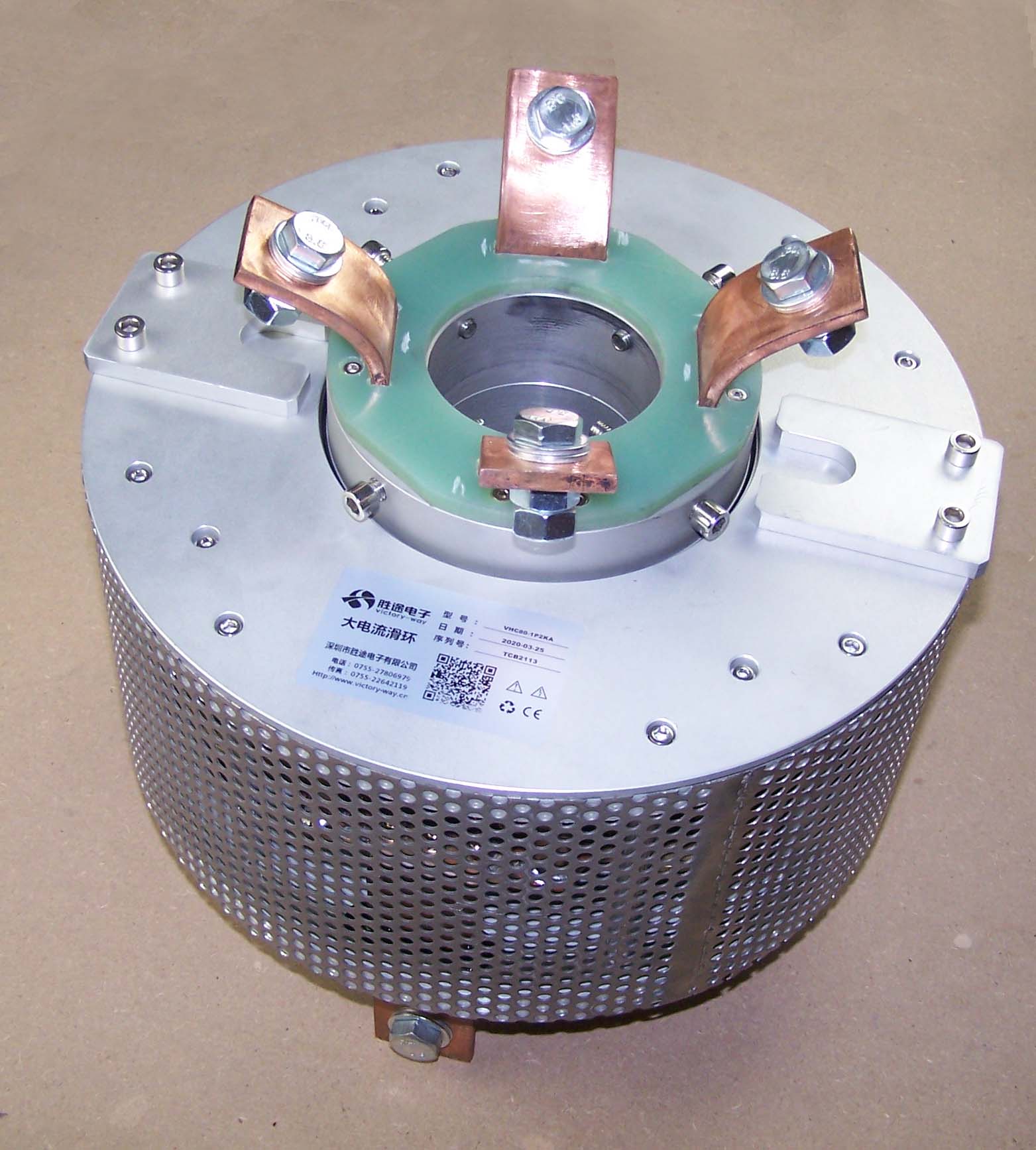 长寿命免维护电滑环VHC80-3P500A-3P50A