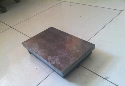 数控精铣铸铁试验平台空气弹簧调试铸铁平板使用度高附图纸