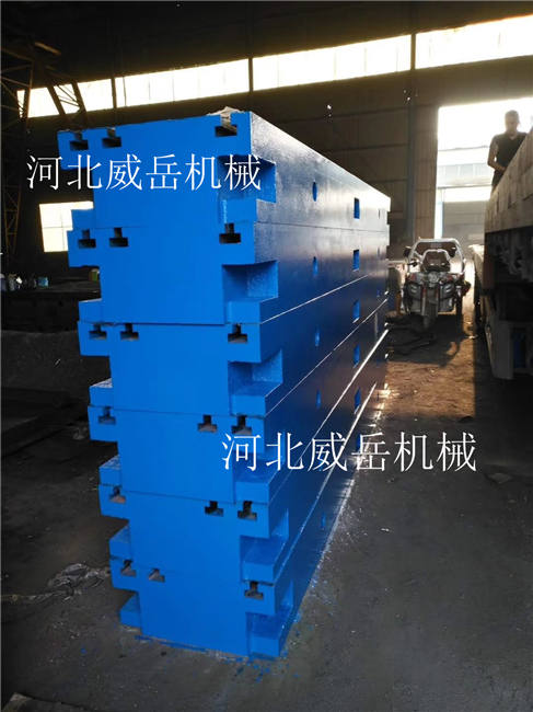 泊头铸造之乡铸铁平台定制T型槽加厚铸铁试验平台面板厚60