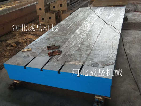 成本价出铸铁平台地面固定 铸铁试验平台双向拼接成品件