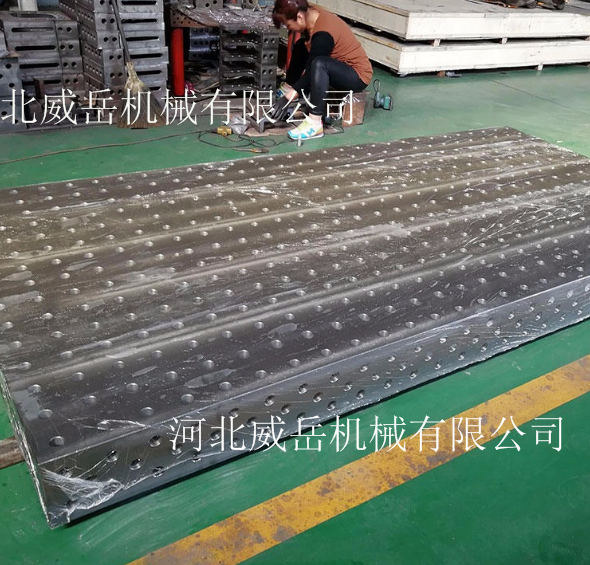 库存铸铁平台可开槽T型槽试验平台整体浇筑厂家定制