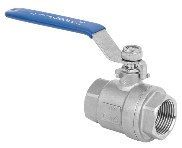 二片式全通径内螺纹不锈钢球阀