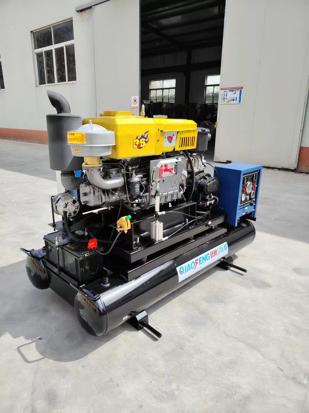 河北省吴桥空压机公司销售部柴油螺杆空压机4立方