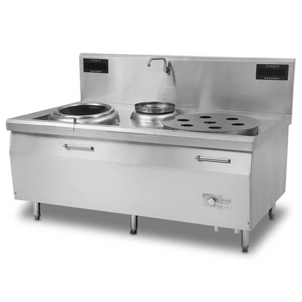 小炒蒸炉组合炉|电磁蒸炒炉|商用电磁炉厂家