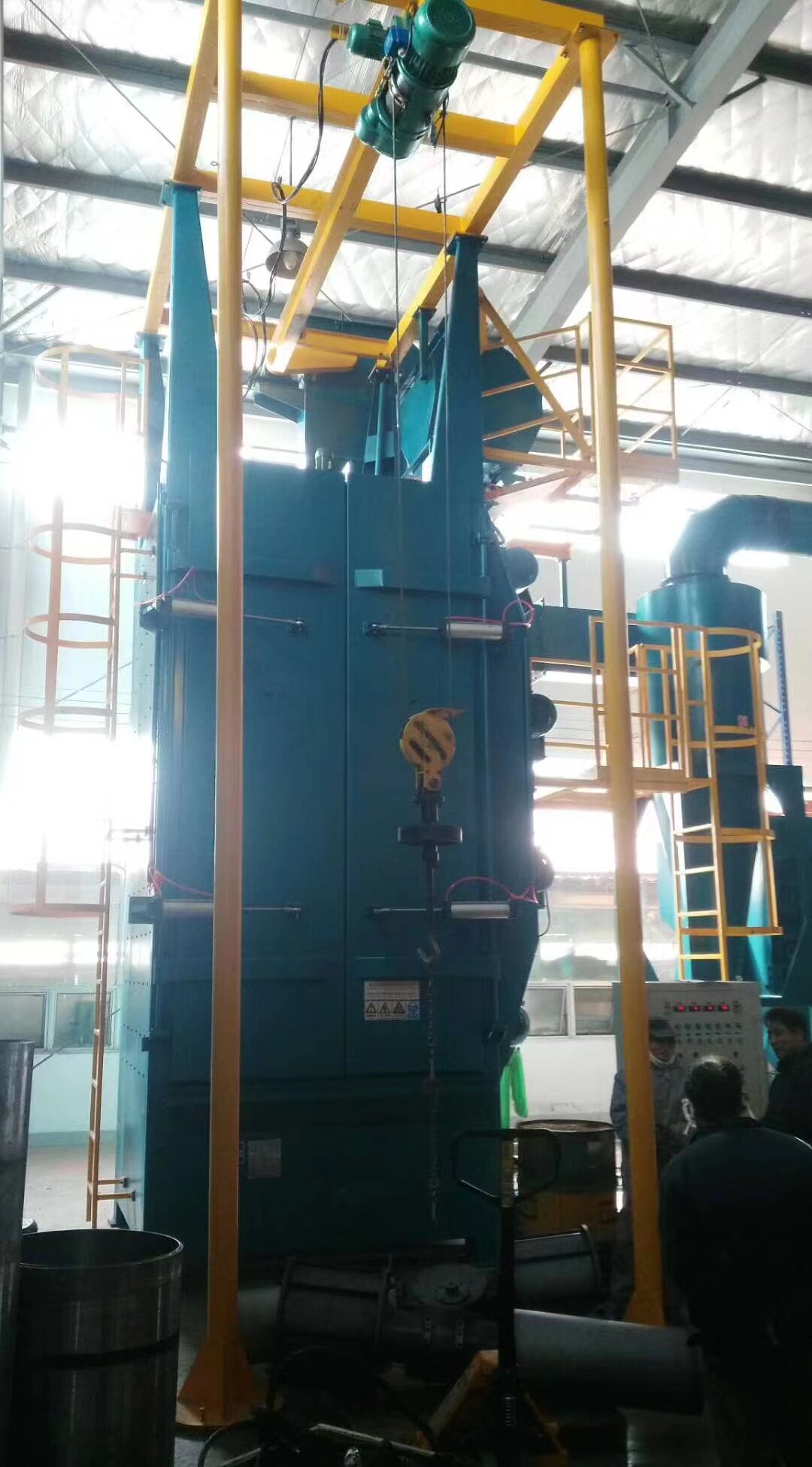 无锡泰源双吊钩式抛丸清理机