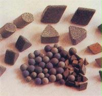 研磨机磨料去毛刺抛光棕刚玉研磨石,抛光磨料