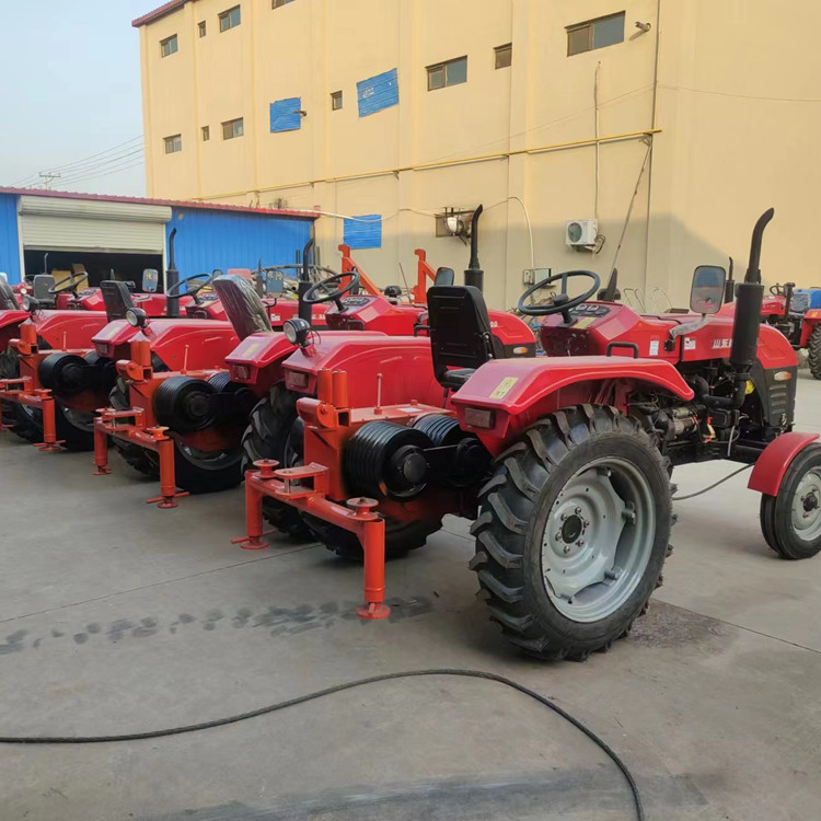 四驱拖拉机拉缆机 12吨加固拖拉机绞磨