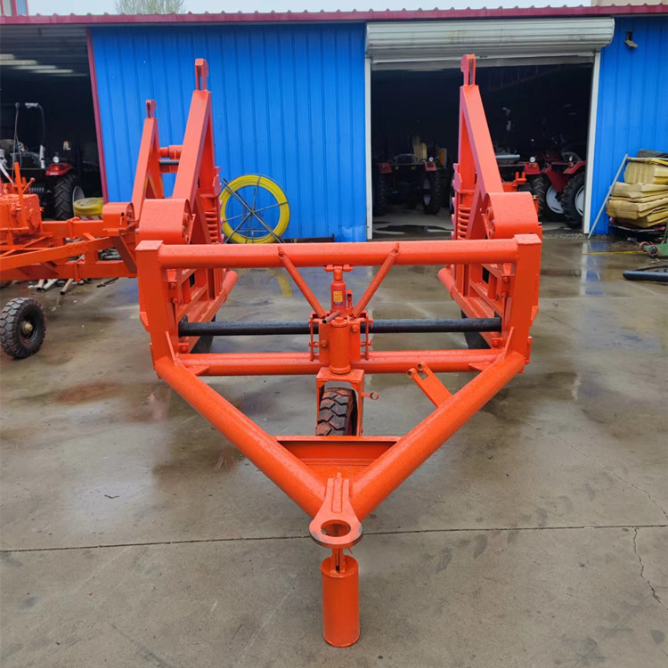 电缆布放线车支承点用液压升降 电缆放线车钢材加固