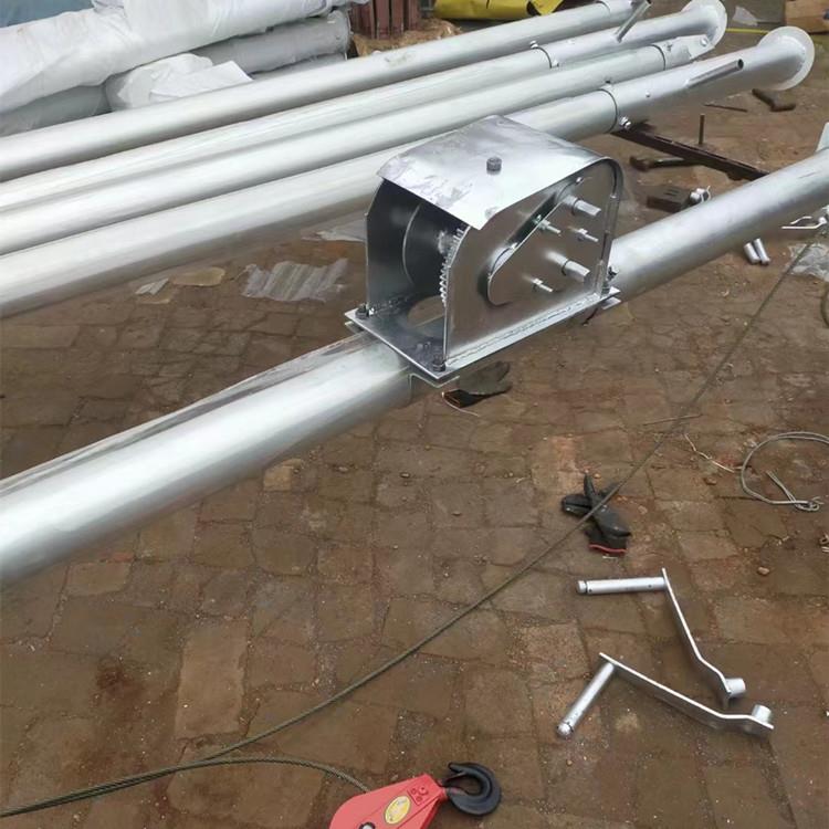 电力加厚人字抱杆 加固15米铝合金抱杆