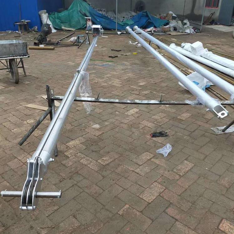 倒落式大型人字立杆器 三足铝合金抱杆 分体立杆机